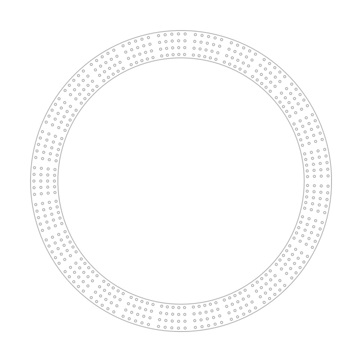 Circle Cribbage Board Pattern / Template