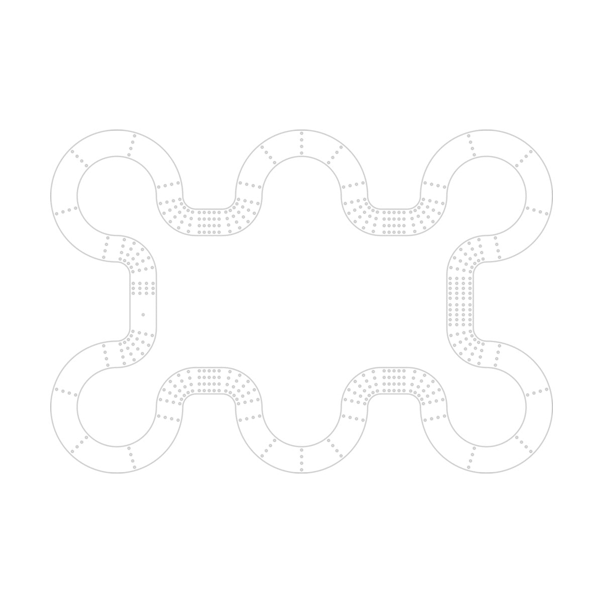 Pool Table Cribbage Board Pattern / Template